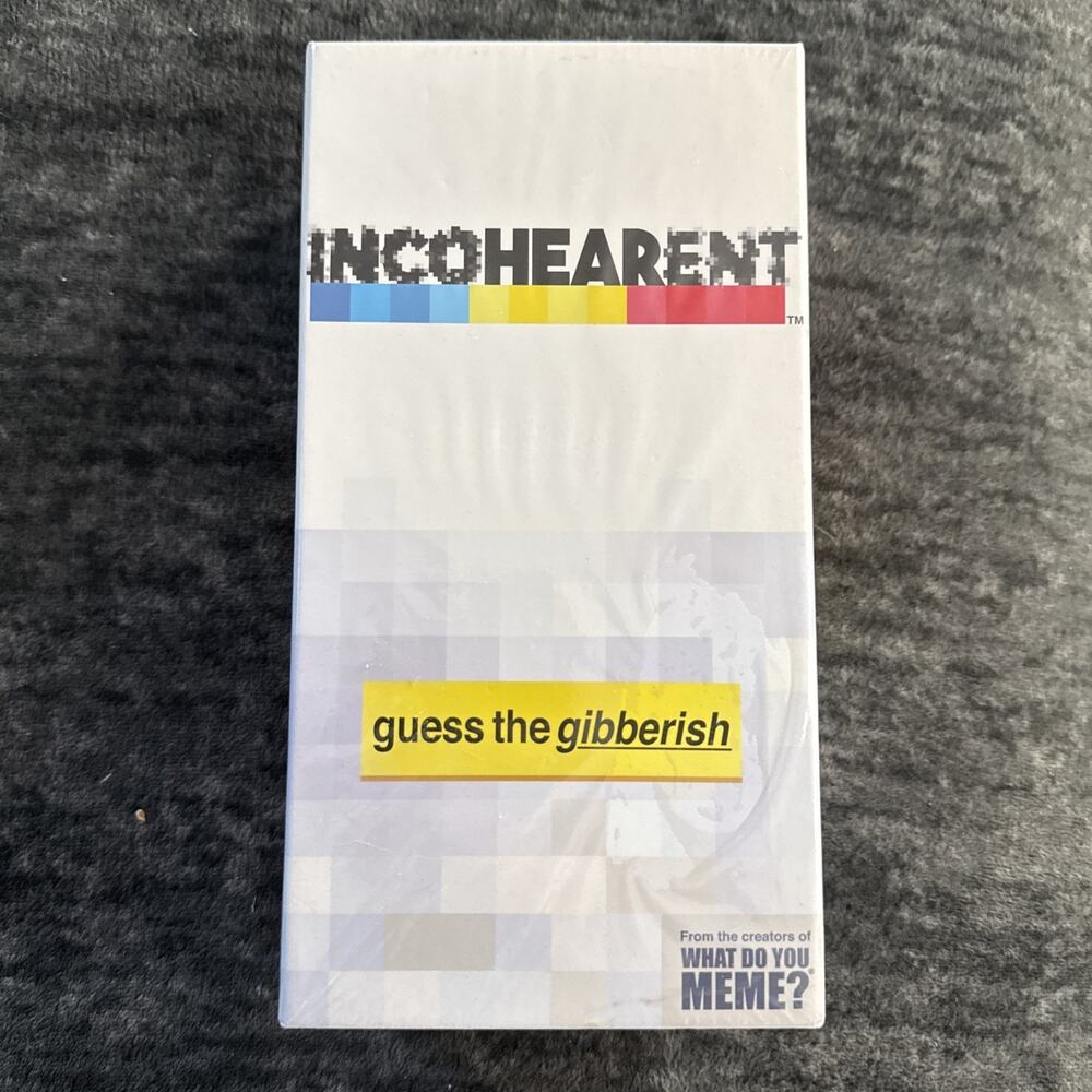 Incohearent Incoherent Adult Party Game - What Do You Meme New Game 2021